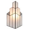 HAES DECO - Wandlamp Tiffany Creme 36x4x21 cm E14/max 1x40W