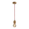 QUVIO Hanglamp hout - QUV5043L-WOOD