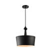 QUVIO Hanglamp rond zwart - QUV5108L-BLACK