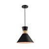 QUVIO Hanglamp rond zwart - QUV5113L-BLACK