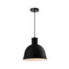 QUVIO Hanglamp rond zwart - QUV5121L-BLACK