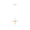 QUVIO Hanglamp metaal en glas - QUV5082L-WHITE