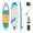 Bestway Sup Board Opblaasbaar - Hele Set Incl Rugtas/ Peddel/ Enkelband/ Opblaaspomp - Blauw