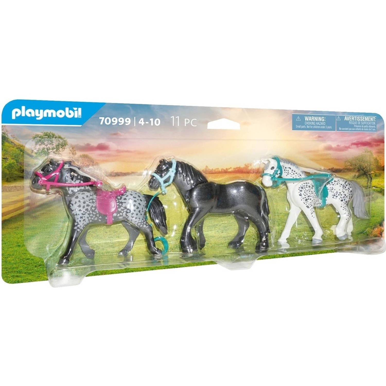 Playmobil® 70999 3 paarden het friese paad de knabstrupper en de andalusier
