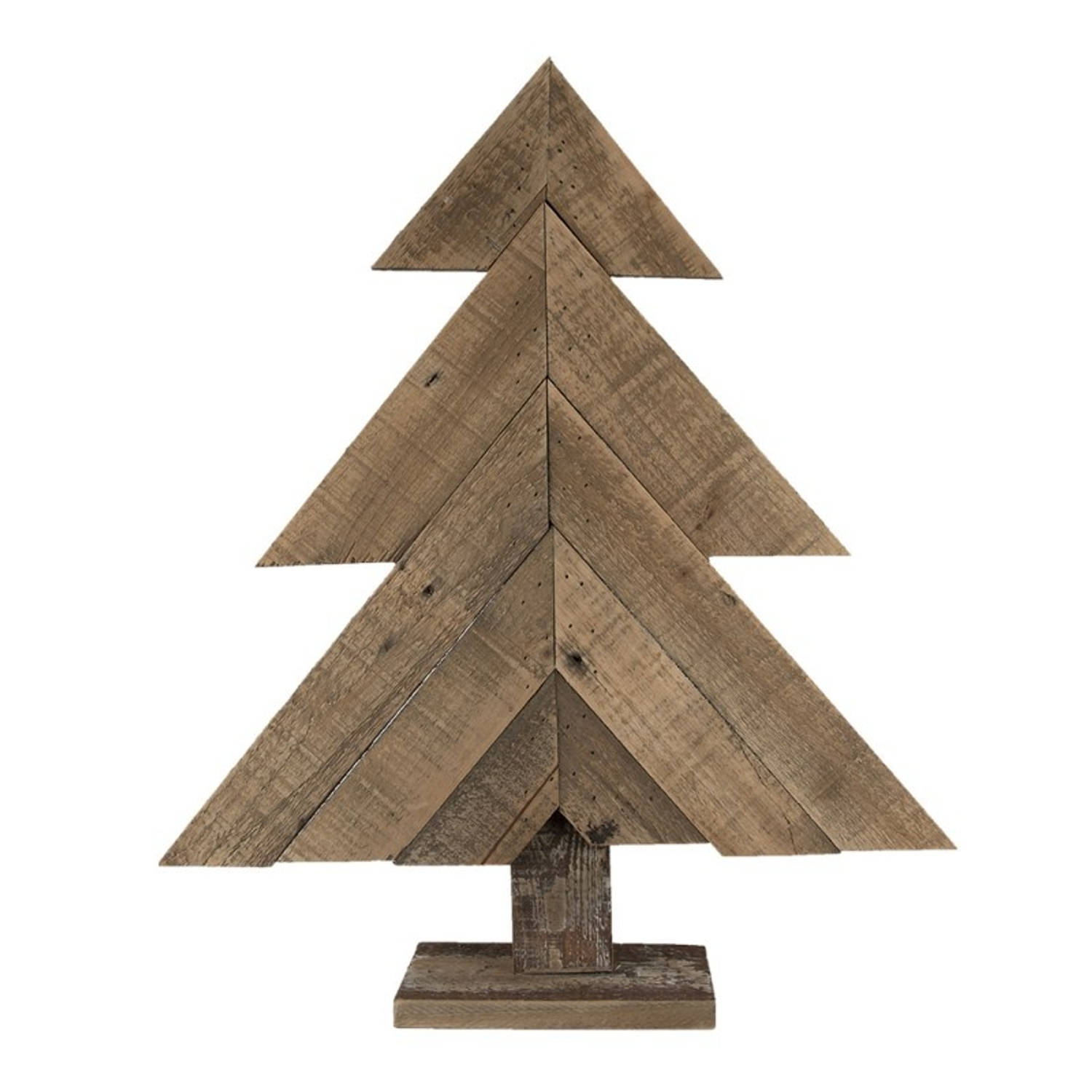 Clayre & Eef Bruine Decoratie kerstboom 48*10*56 cm 6H2092