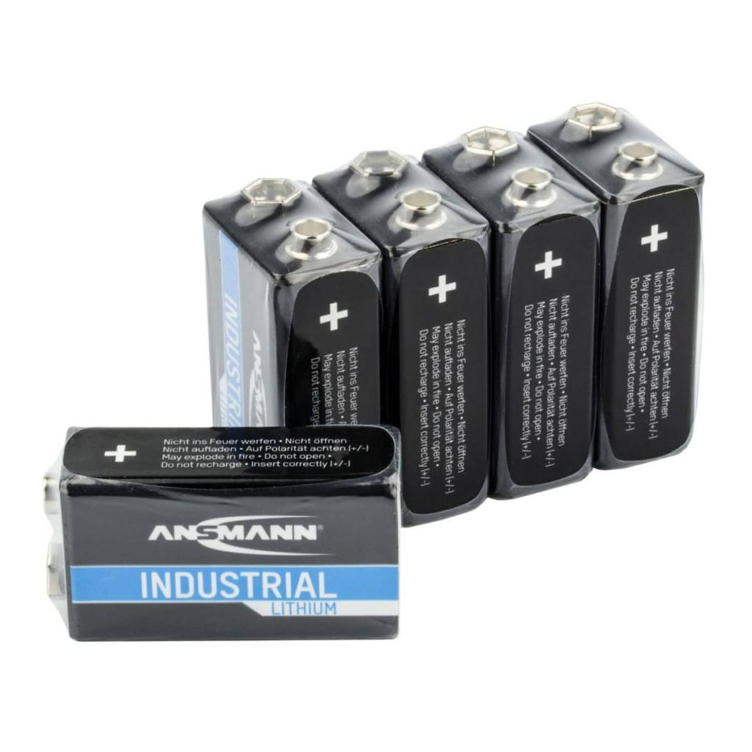 Ansmann 9 V batterij (blok) Lithium 950 mAh 9 V 1 stuks