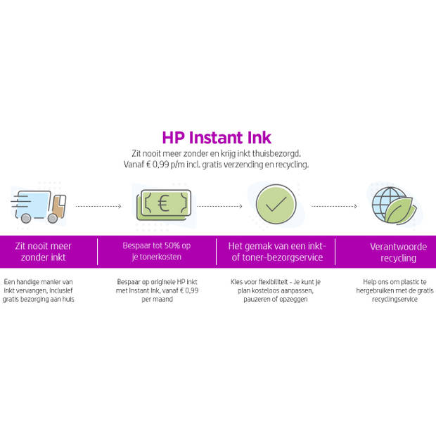 HP all-in-one printer Deskjet Plus 4120E HP+ - Instant Ink