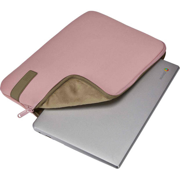 Case logic laptop sleeve Reflect 13.3 inch (Roze)