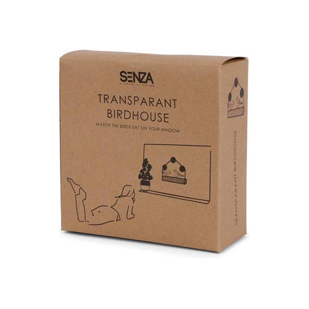 SENZA Vogelhuisje - Transparant