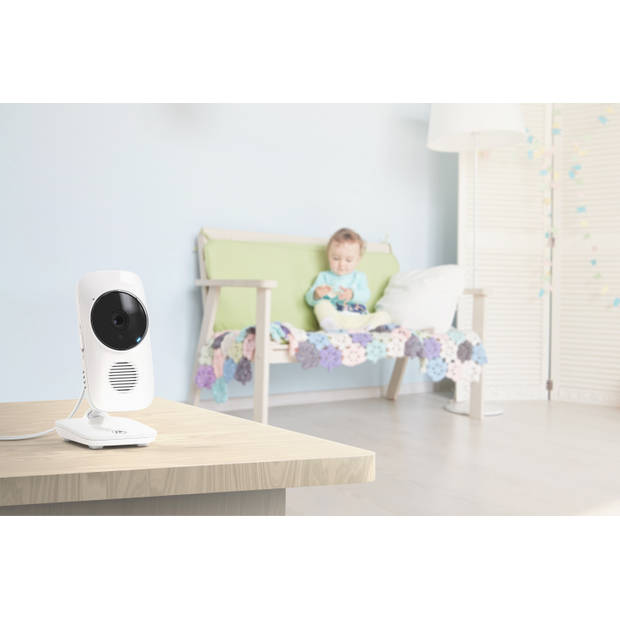 Motorola Nursery Babyfoon - Video Baby monitor - VM483 - 2.8" Ouder Unit - Infrarood - Terugspreekfunctie