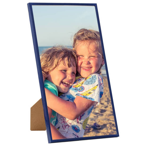 vidaXL Fotolijsten 3 st voor tafel 13x18 cm MDF blauw