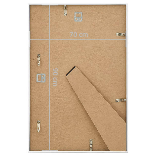 vidaXL Fotolijsten 5 st voor wand of tafel 70x90 cm MDF wit