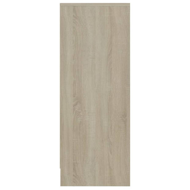 vidaXL Schoenenkast 60x35x92 cm bewerkt hout sonoma eikenkleurig