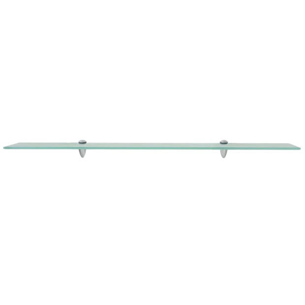 The Living Store Zwevende Glazen Plank - 100 x 20 cm - Transparant - 8 mm dikte