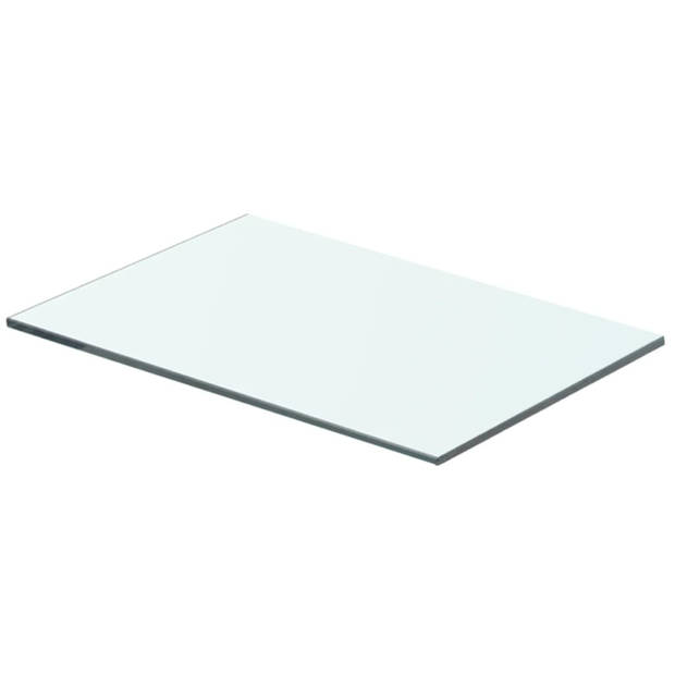 vidaXL Schappen 2 st 40x20 cm glas transparant