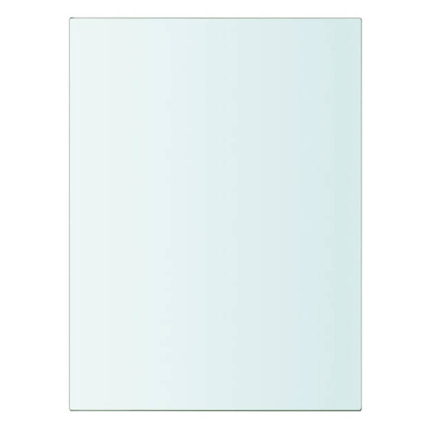 vidaXL Schappen 2 st 20x15 cm glas transparant