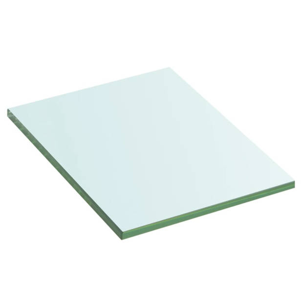 vidaXL Schappen 2 st 20x15 cm glas transparant