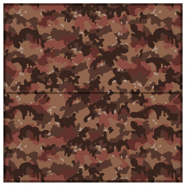 vidaXL Afdekzeil 4x4 m camouflage