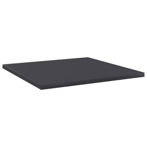 vidaXL Wandschappen 8 st 40x40x1,5 cm bewerkt hout grijs