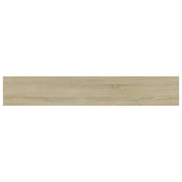 vidaXL Wandschappen 4 st 60x10x1,5 cm spaanplaat sonoma eikenkleurig