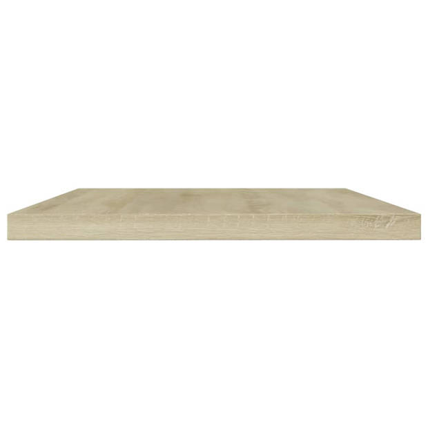 vidaXL Wandschappen 4 st 60x10x1,5 cm spaanplaat sonoma eikenkleurig