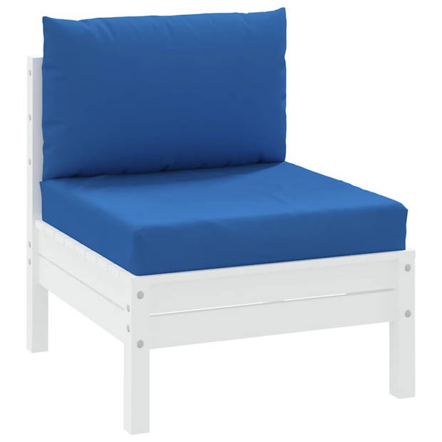 vidaXL Palletkussens 2 st oxford stof blauw