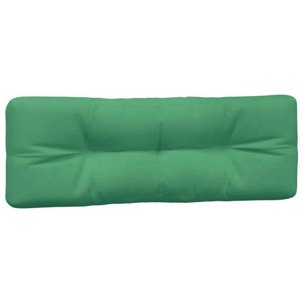 The Living Store Palletkussens - Polyester - 120 x 80 x 12 cm - Groen