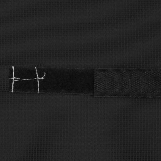 vidaXL Hoofdsteun voor ligstoel 40x7,5x15 cm textileen zwart