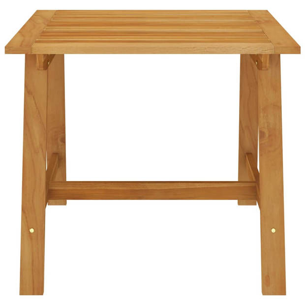 The Living Store Tuinset Acaciahout 88x88x74cm - Weerbestendig - Massief hout - 3-delig