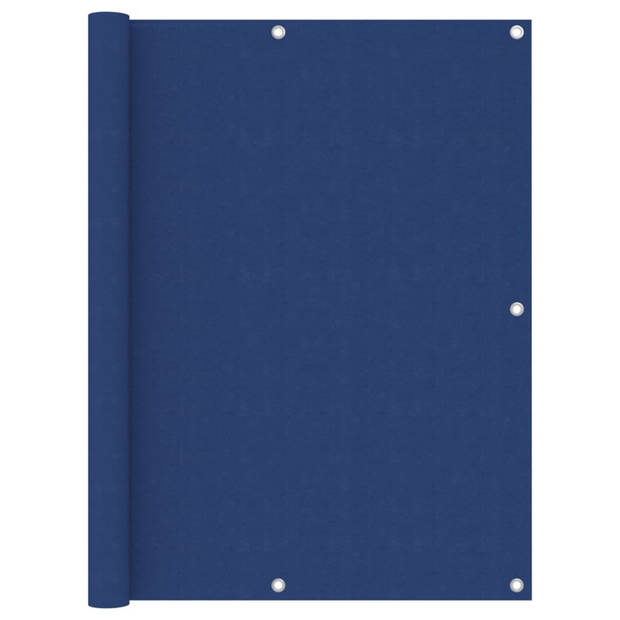 vidaXL Balkonscherm 120x500 cm oxford stof blauw