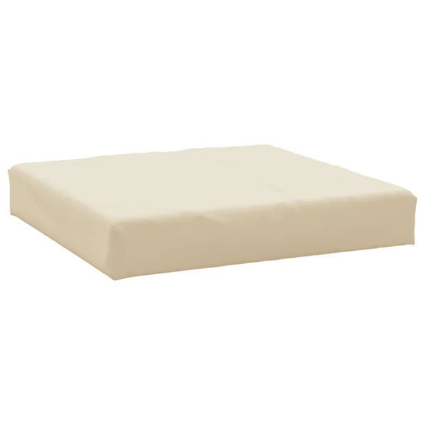 vidaXL Palletkussens 3 st oxford stof beige