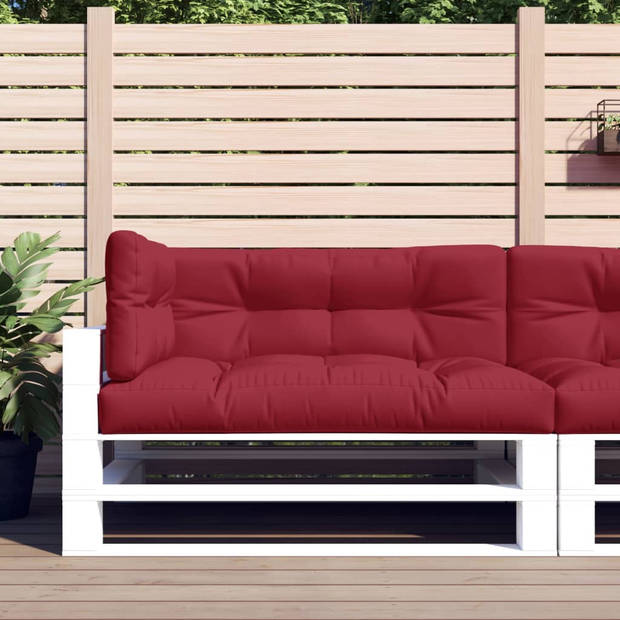 The Living Store Palletkussens - Polyester - Frisse uitstraling - Comfortabel - Geschikt voor buiten en binnen -