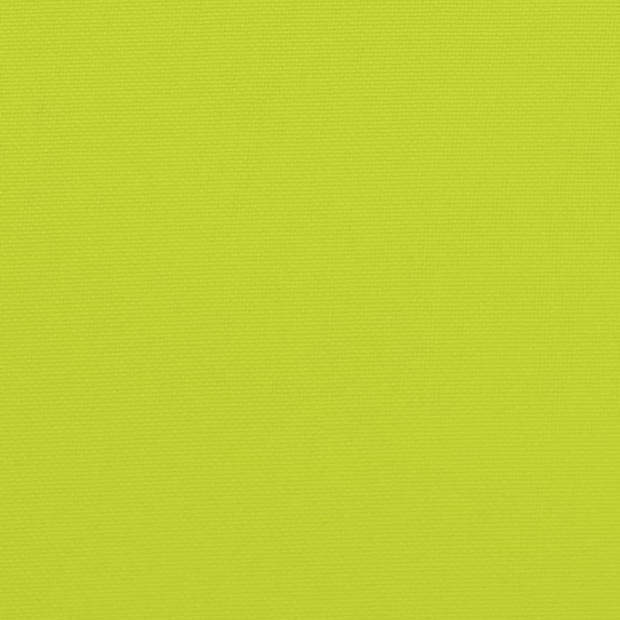 The Living Store Palletkussens - Oxford stof - 60 x 60 x 8 cm - Helder groen