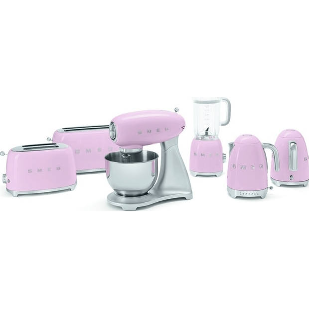 SMEG Waterkoker - 2400 W - roze - 1.7 liter - KLF03PKEU