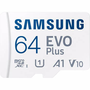 Samsung EVO+ flash geheugenkaart microSD 64GB