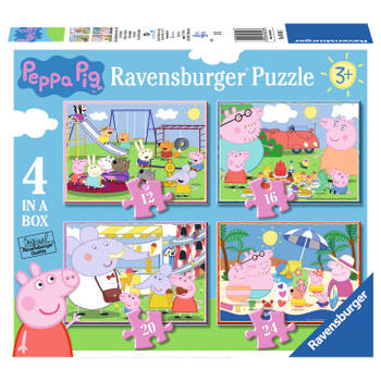 Ravensburger 4-in-1 puzzel Peppa Pig 12, 16, 20 & 24 stukjes