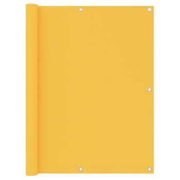 vidaXL Balkonscherm 120x400 cm oxford stof geel