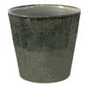 Clayre & Eef Groene Decoratie bloempot Ø 19*18 cm 6CE1407XL