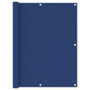 vidaXL Balkonscherm 120x400 cm oxford stof blauw