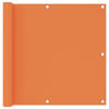 vidaXL Balkonscherm 90x300 cm oxford stof oranje