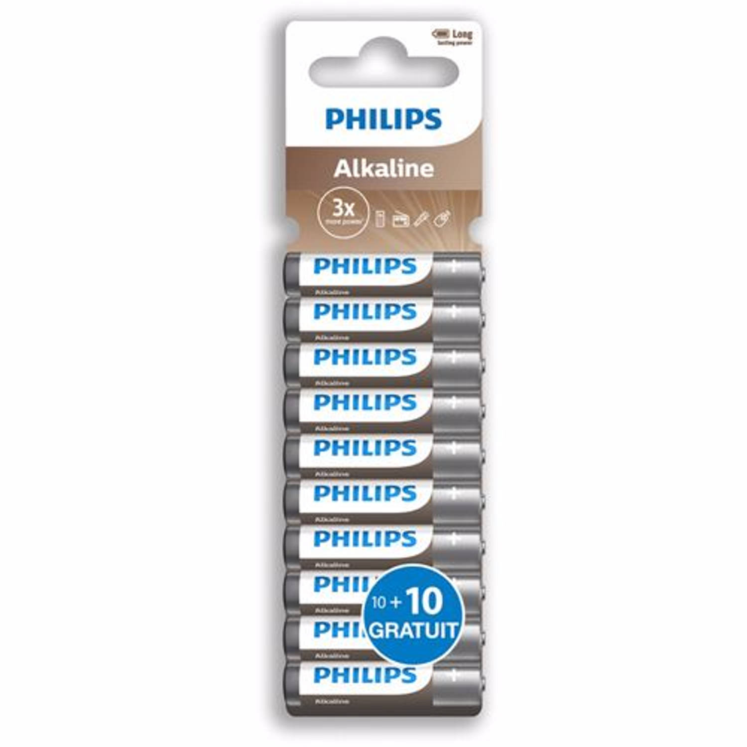 Philips Aa-batterijen Lr6 (20 St)