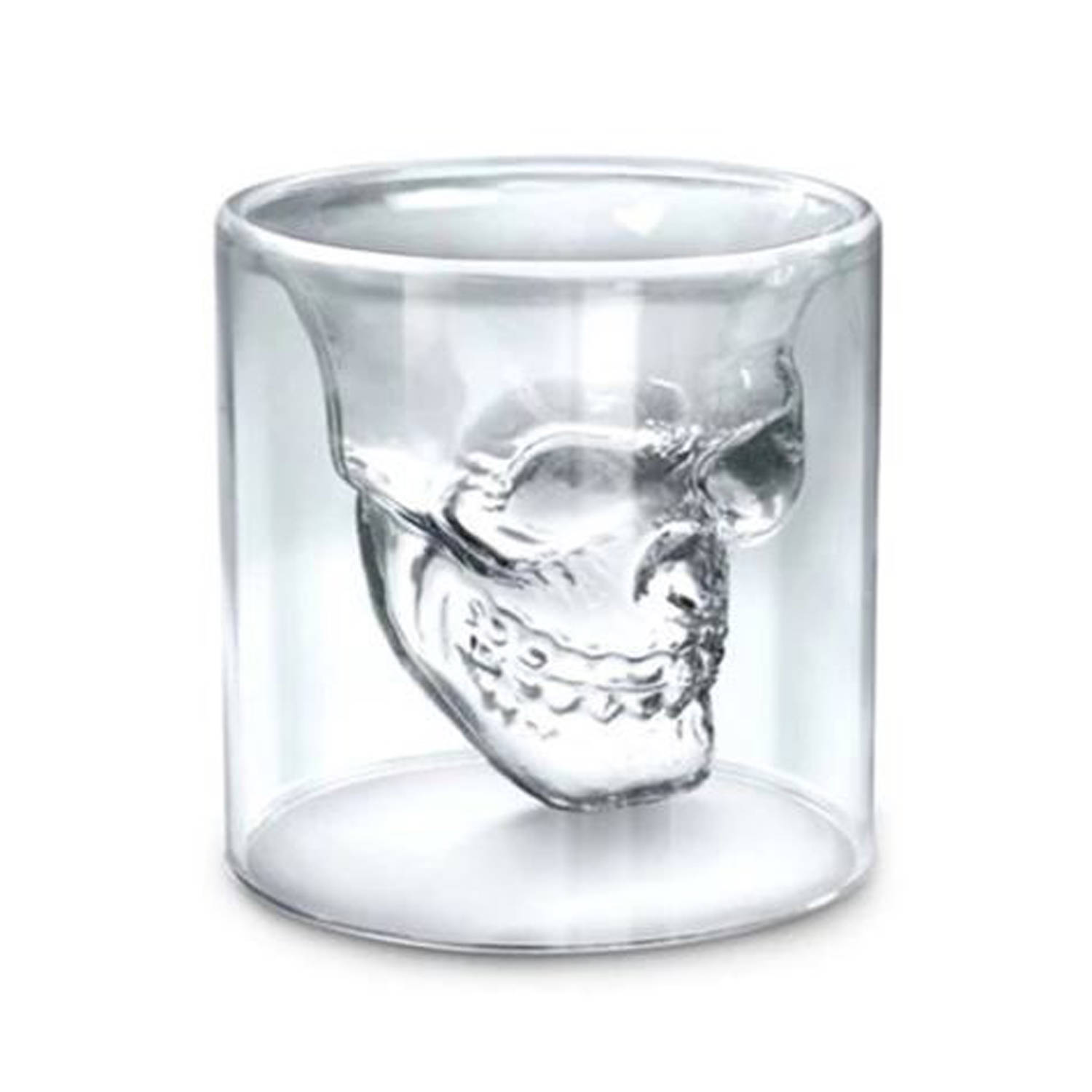 maaien Citaat team Aretica Shot glaasje Skull set van 4 glas - | Blokker