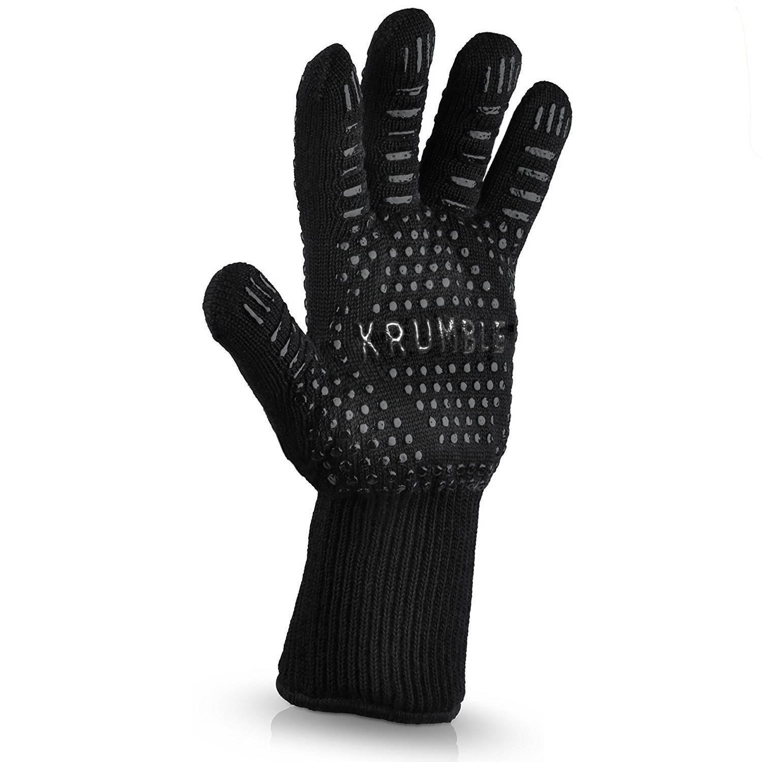 Hittebestendige Oven Handschoen Zwart