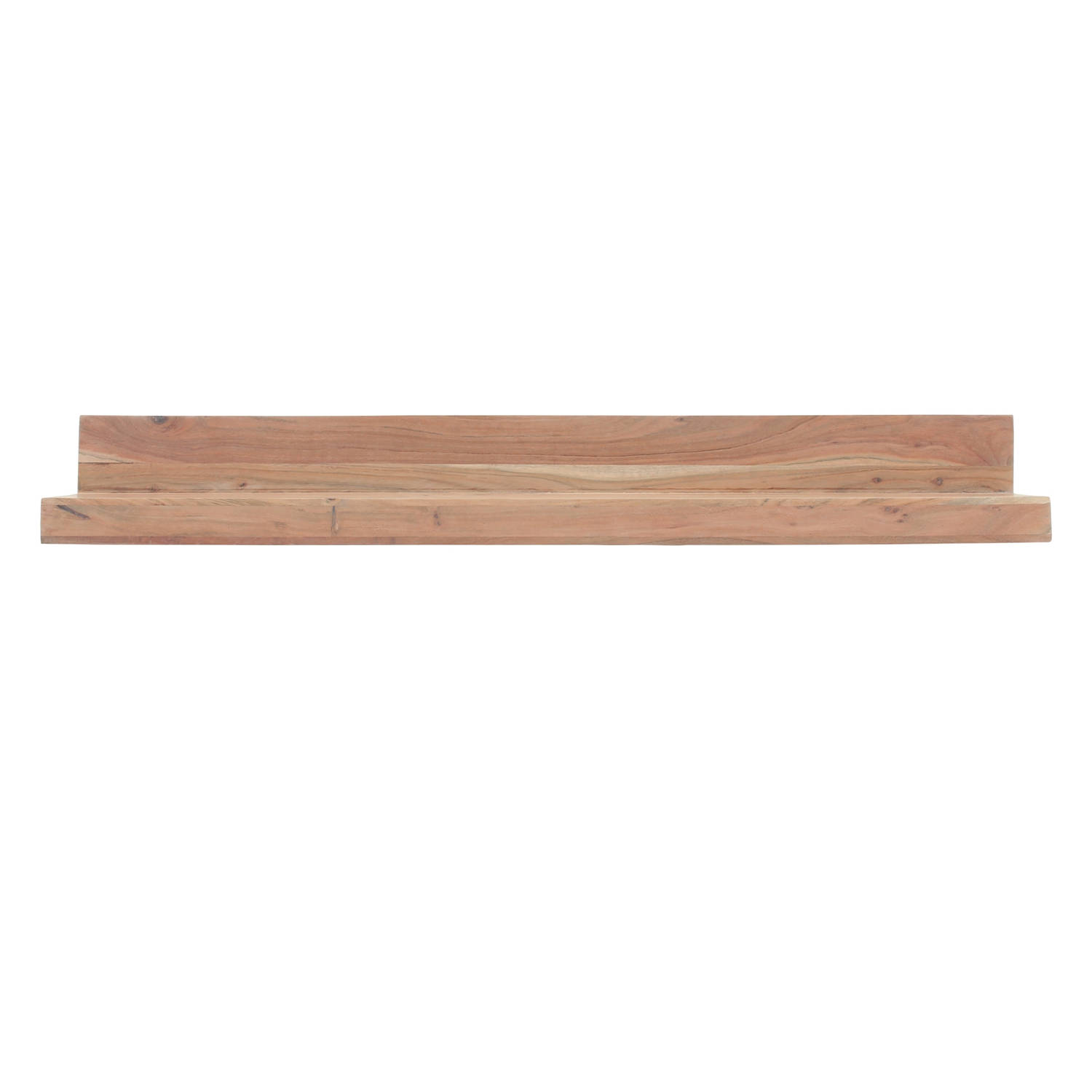 Wandplank acacia massief hout 140 cm