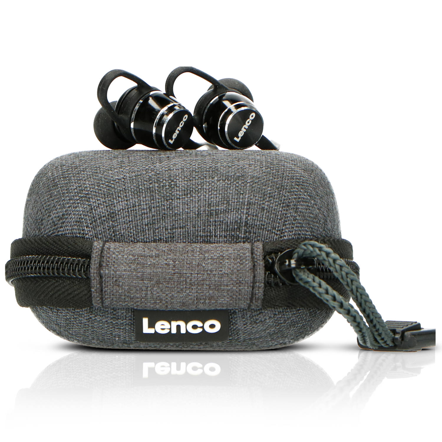 Lenco Epb-160bk Sweatproof Bluetooth Oordopjes Inclusief Powerbank Case Zwart