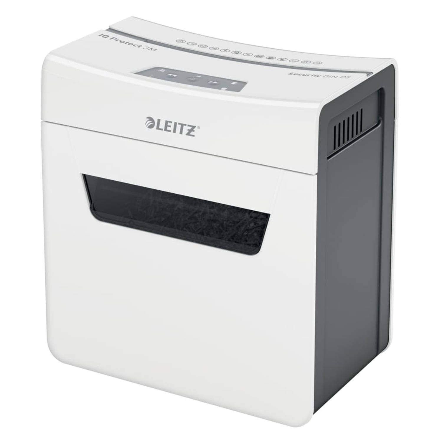 Leitz IQ 3M Protect Premium Papierversnipperaar Micro cut 10 l Aantal bladen (max.): 3 Veiligheidsni