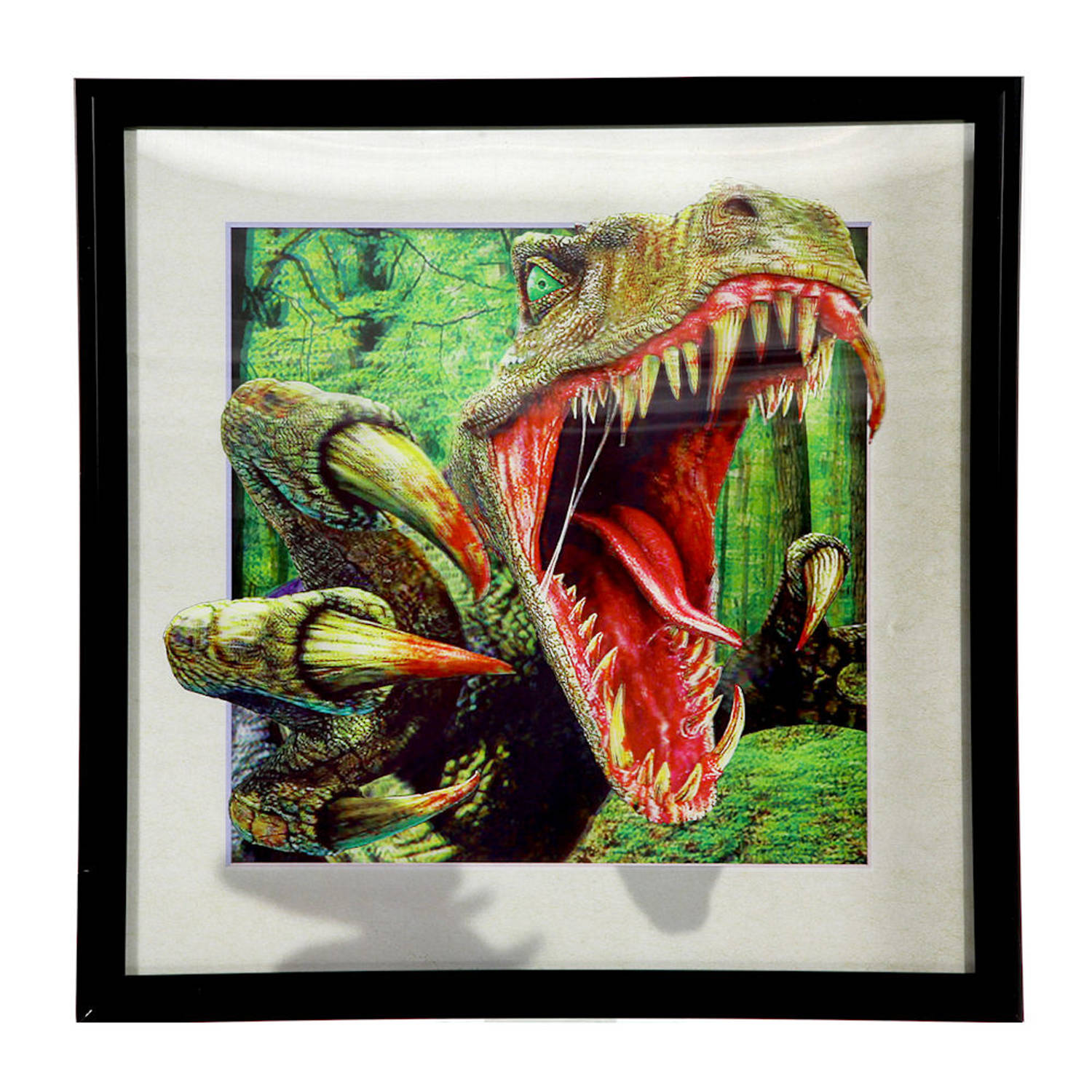 Decopatent® 3d Dinosaurus Schilderij Wanddecoratie Dino -