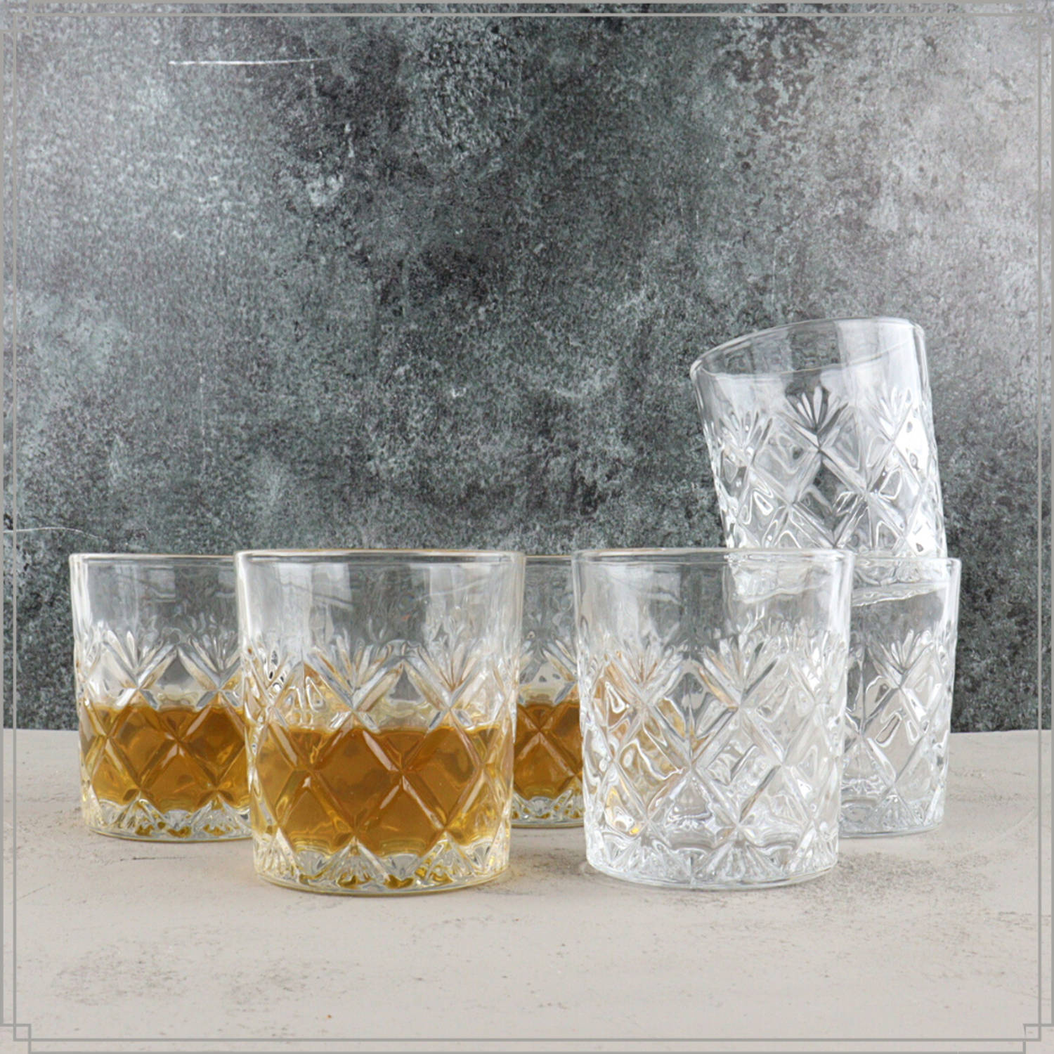 consensus Eigenlijk Niet ingewikkeld OTIX Whiskey glazen set - 6 Stuks - 78 x 85 mm | Blokker