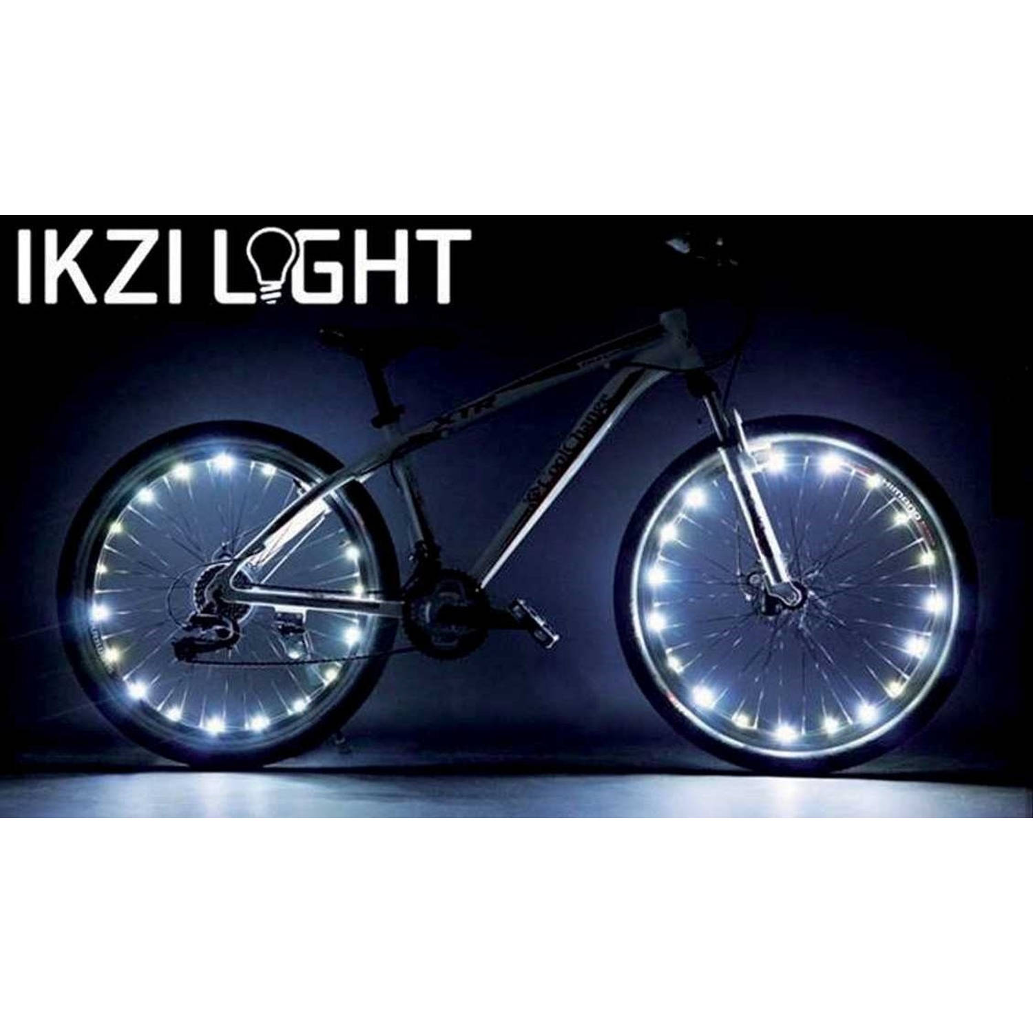 IKZI Wielverlichting voor 2 wielen blauwe leds