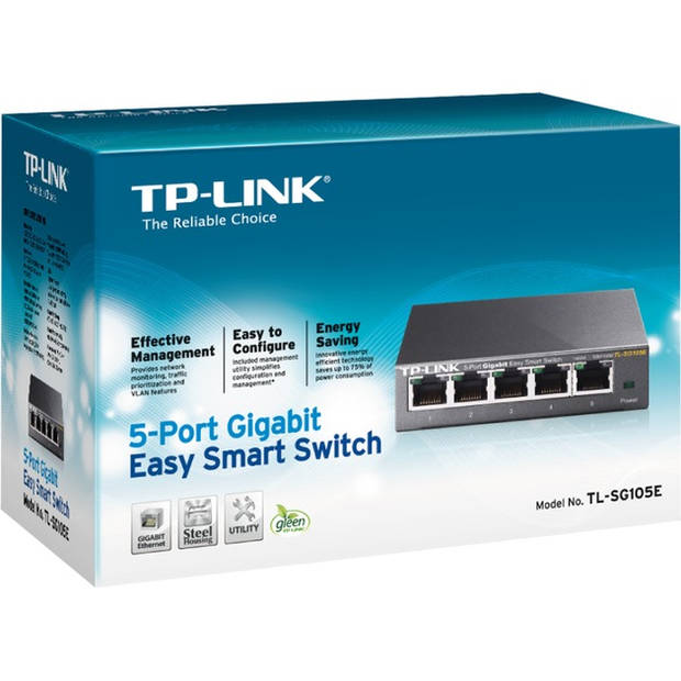 TP-Link netwerk switch 5 poorten TL-SG105E